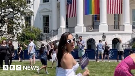 boobs whitehouse|White House calls out 'unacceptable' video taken at Pride event.